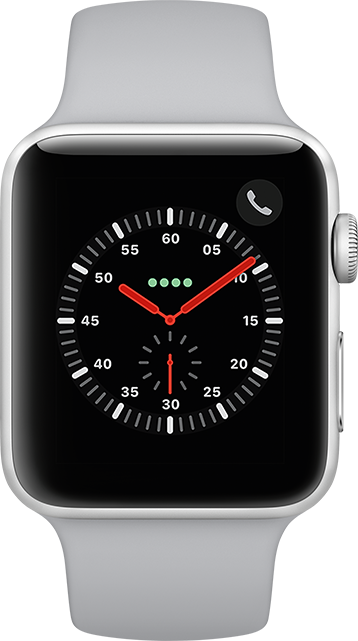 Apple Watch Series 3 42mm Silver Aluminum - Fog Sport [[capacity